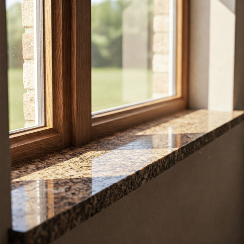 Granitowe parapety wewnętrzne – zalety