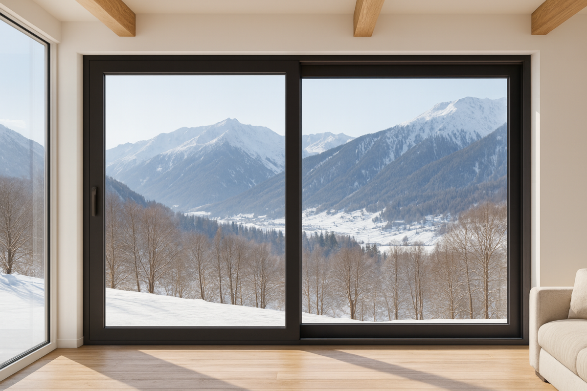 Drzwi tarasowe HST85 - widok bez barier