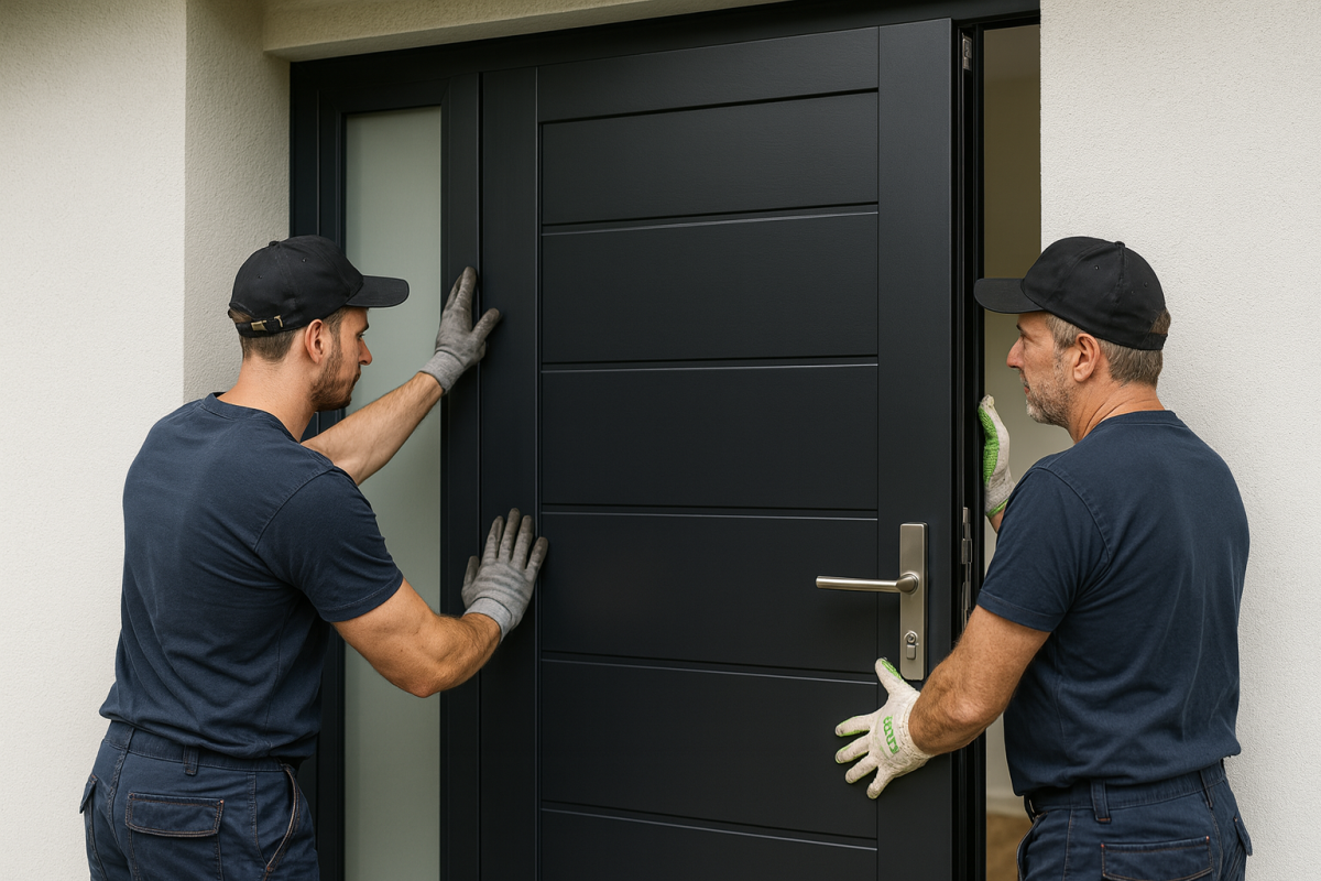 Drzwi wejściowe - montaż Premiokna